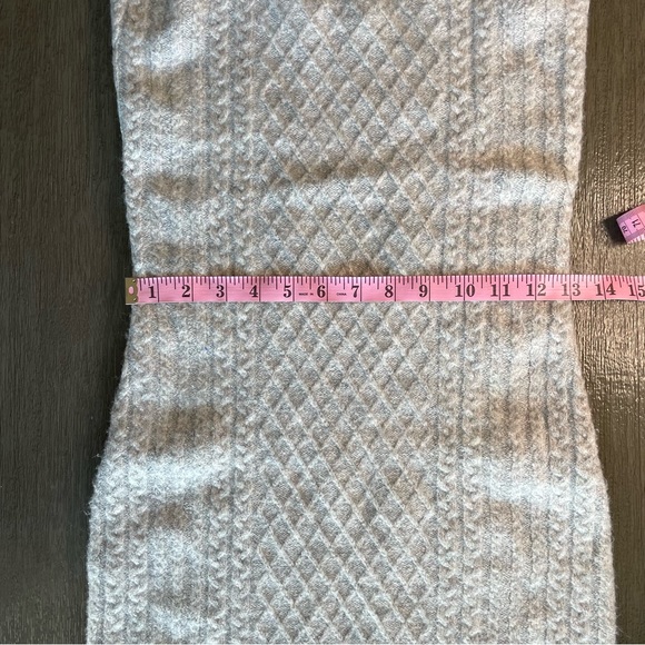 House Of Harlow Grey Cable Knit Mini Dress Small - Picture 11 of 13